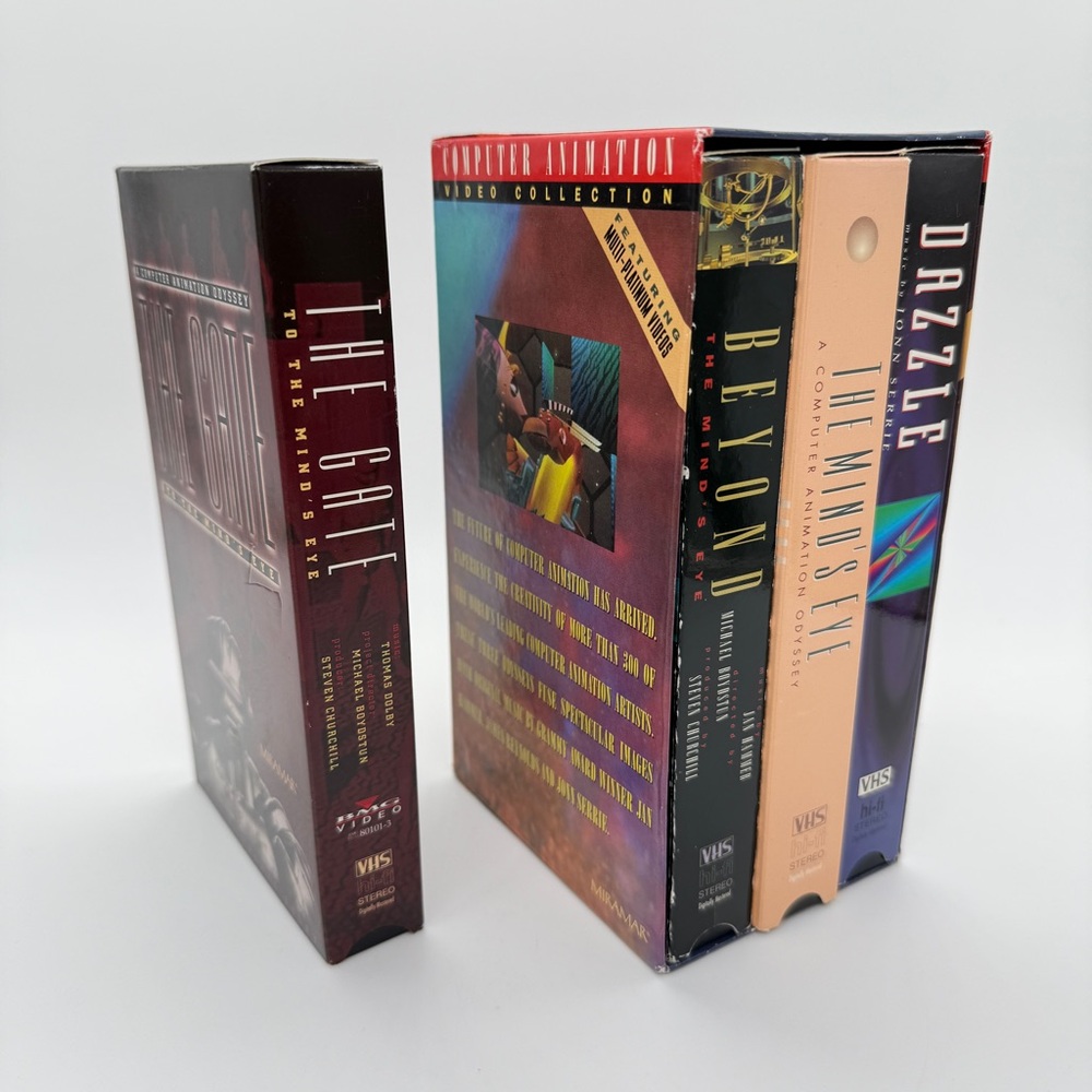 VHS Compilation Retro Vintage 3D Computer Graphics CGI The Minds Eye Collection